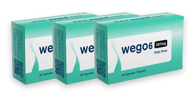 Wego6, three boxes, 90-day supply